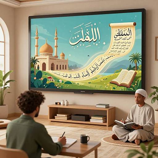 AI-Powered Islamic Studies Visualization