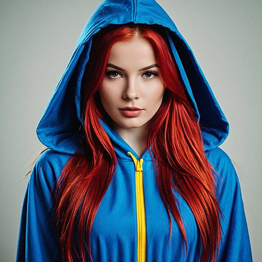 Realistic Blue Crayon Costume for a Girl