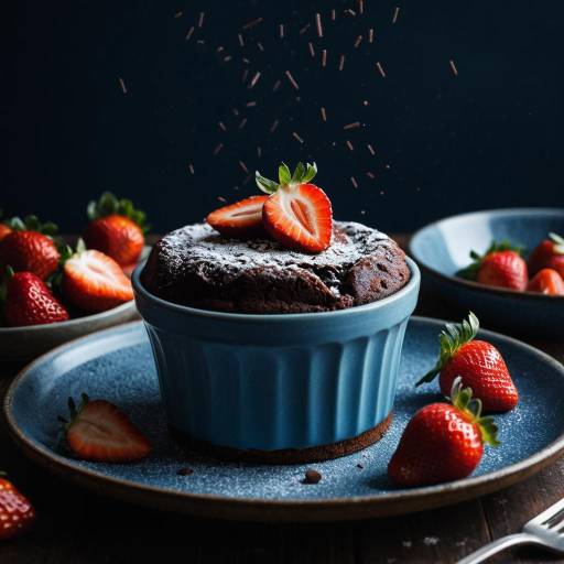 Cinematic Chocolate Lava Cake Delight