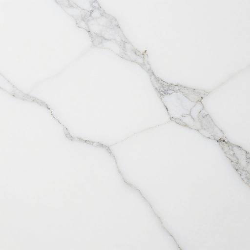 Elegant White Marble Texture Close-up