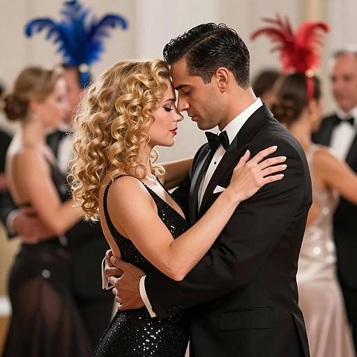 Intimate Dance in a Vibrant Venue