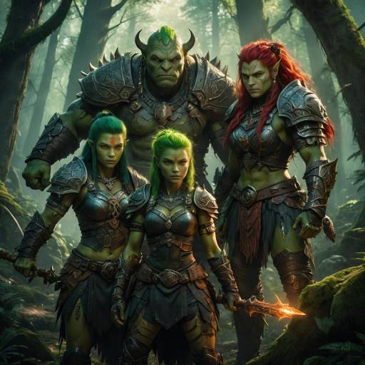 Intense Orcs and Mysterious Artifact Scene