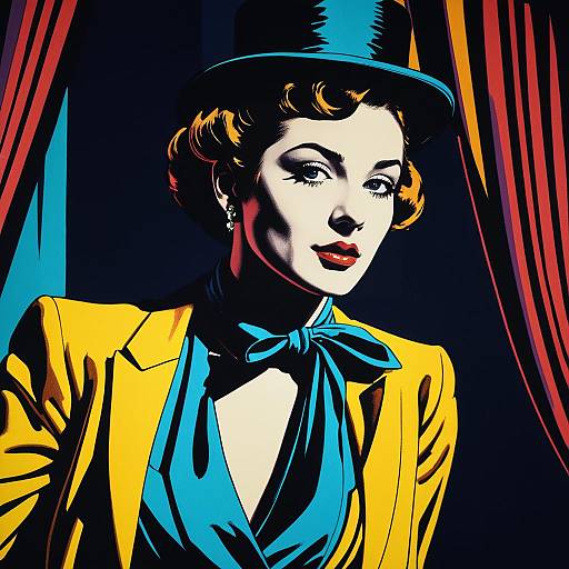 Art Nouveau Cabaret Portrait Series