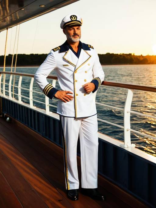 Photorealistic Ship Captain Portrait
