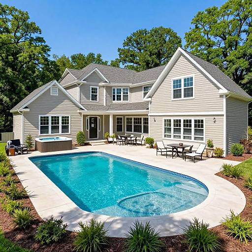 Luxurious Two-Story Home with Pool