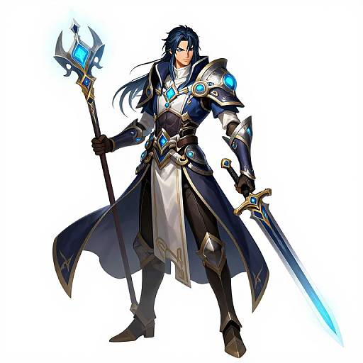 Detailed Dungeon Healer in Anato Style