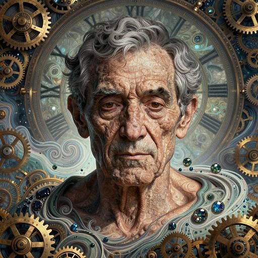 Ethereal Portrait of the Wise Man