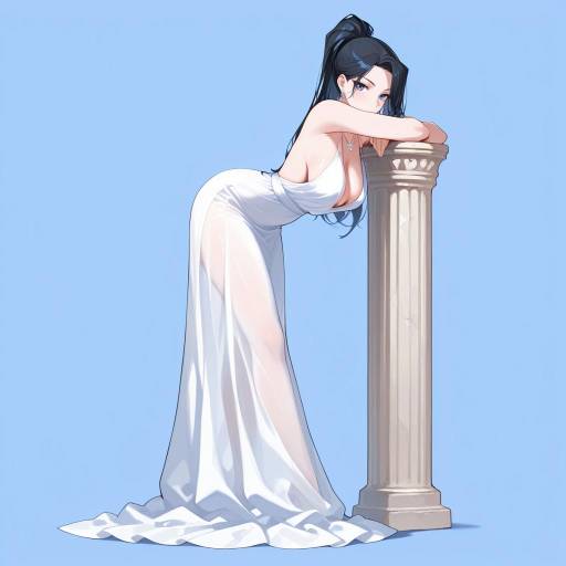 Elegant Lady in Summer Attire Elegant Lady in Summer Attire