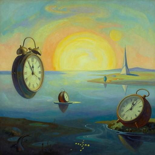 Surreal Dreamscape of Liquid Time