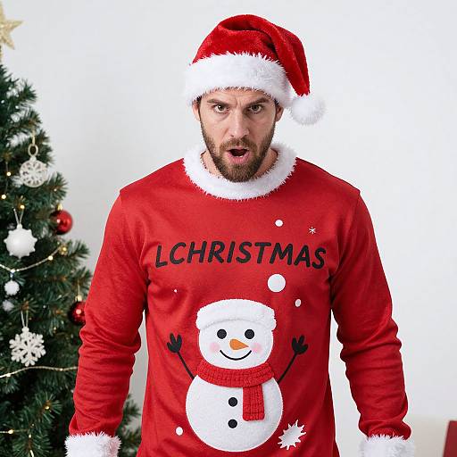 Ugly Giraffe Christmas Sweater Costume