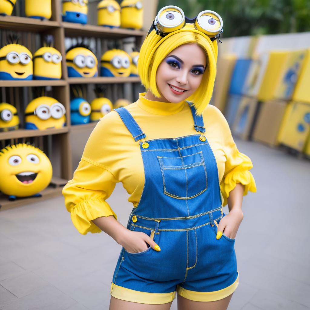 Fantasy Minion Transformation with Makeup