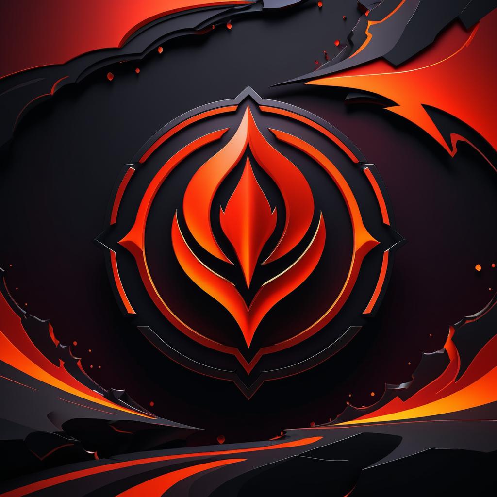 Vibrant Volcanic Esports Team Logo