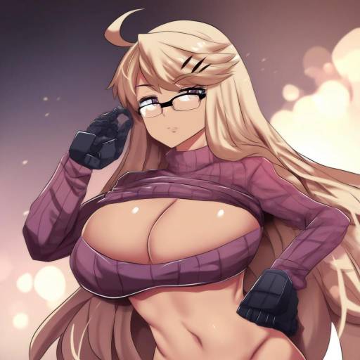 Illustration of Alma armas, va-11 hall-a in the style of Hinghoi