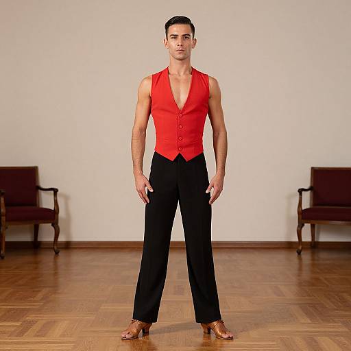 Man in Latin Dance Costume