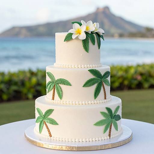 Hawaii Wedding Cake Inspiration