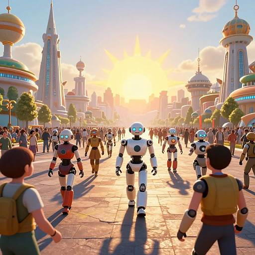 Utopian Soviet Parade Panorama