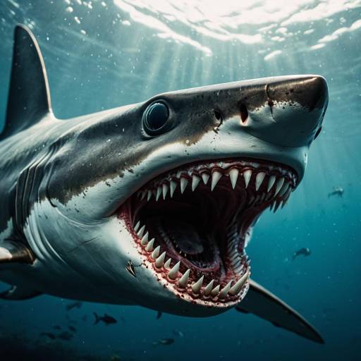 Lovecraftian Monster Shark with 27 Rows of Teeth