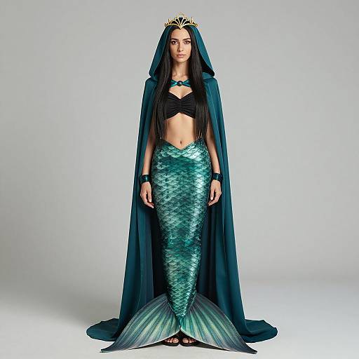 Enchanting Mysterious Mermaid Cosplay Photo