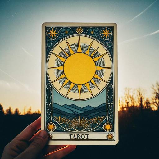 Tarot Card with Sun Design