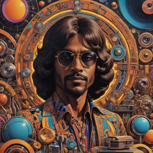 Retro 1970s Soul Album Cover Art