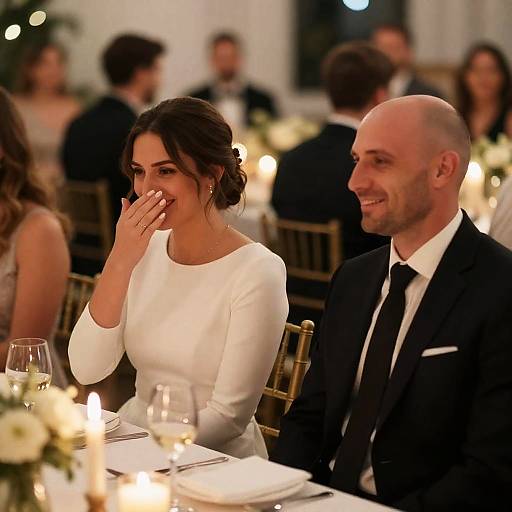 Charming Wedding Reception Moment Captured