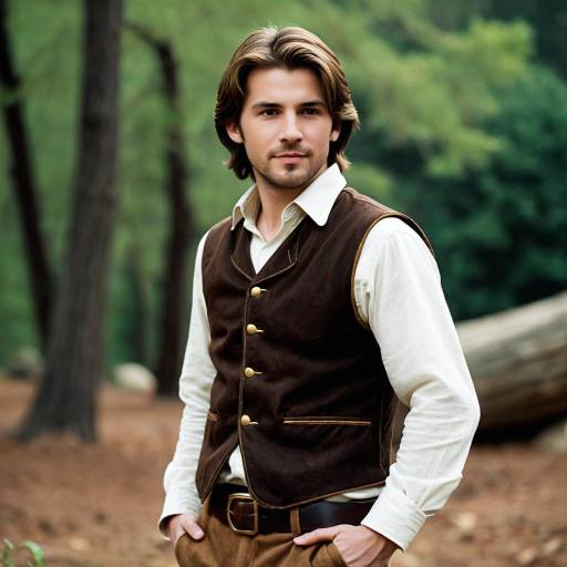 Man in Flynn Rider Costume Outdoors