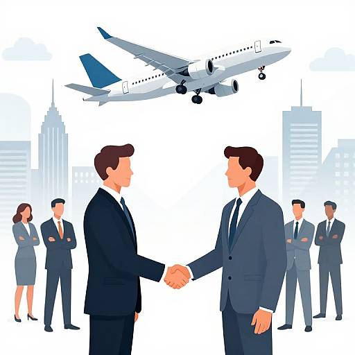 Corporate Trust and Ambition Illustration