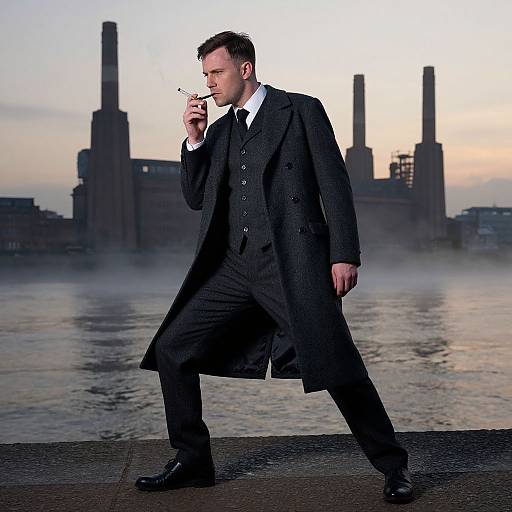 Thomas Shelby Dramatic Costume Pose