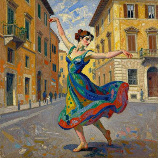 Impressionistic Dance in Roman Streets
