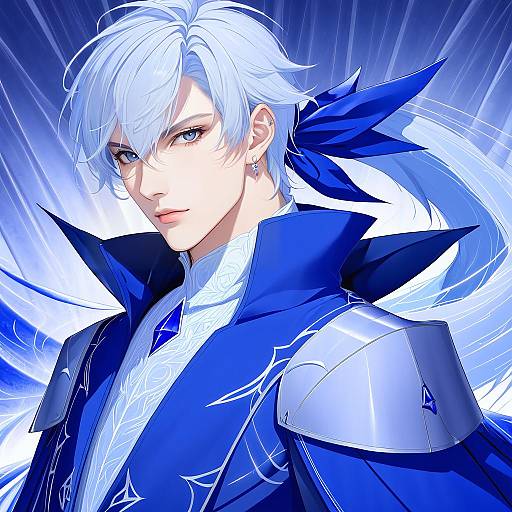 Illustration of Alphinaud leveilleur, final fantasy in the style of Festa11307070