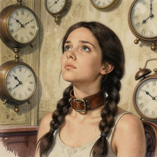 Realistic Portrait in Leather Restraint