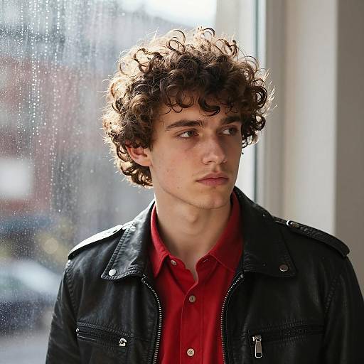 Moody Portrait of a Young Man