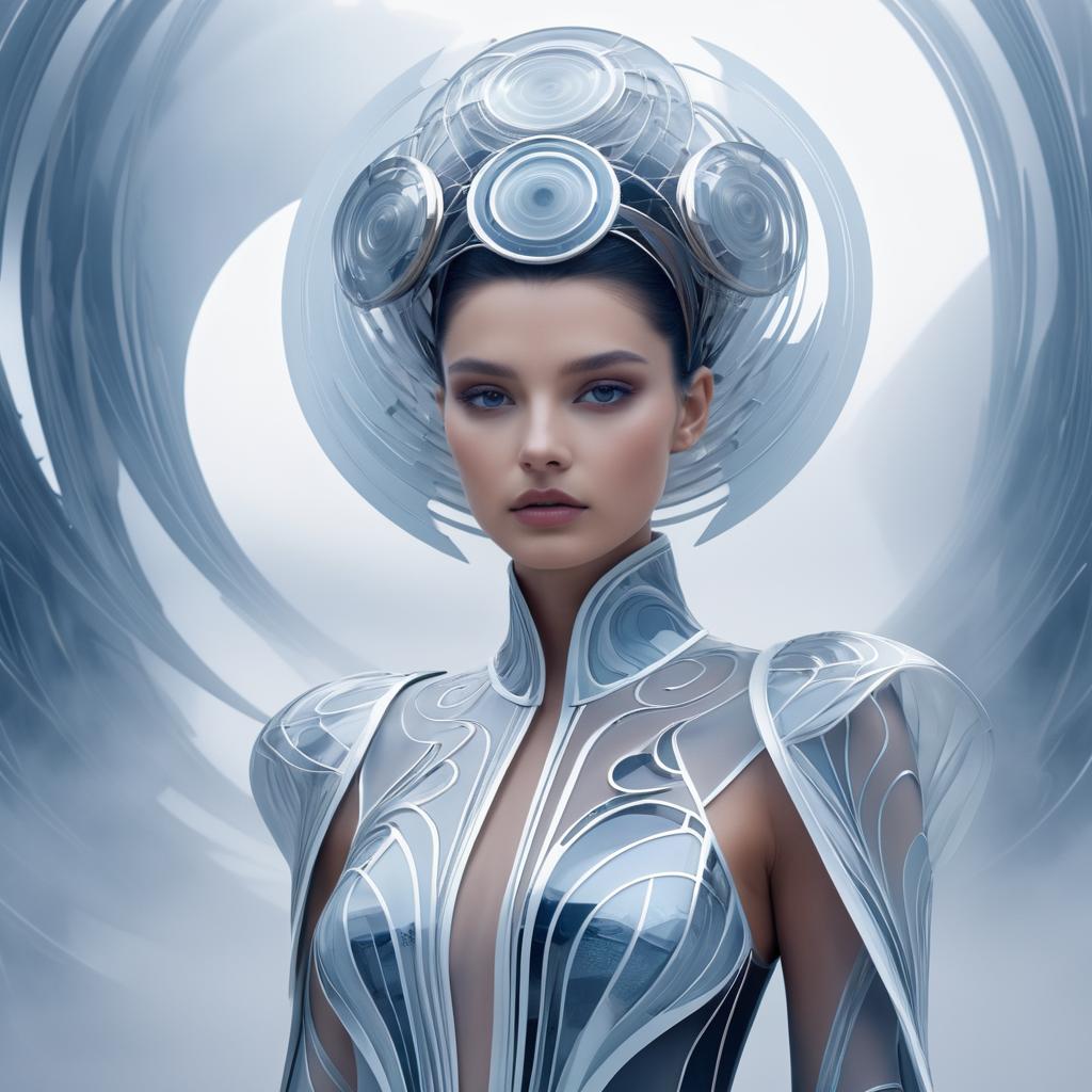 Futuristic 3D Animation with Biomimetic Fashion