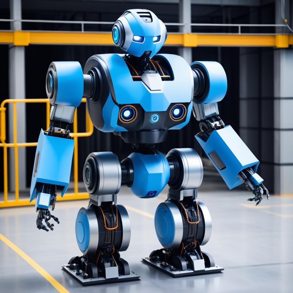 Futuristic Engineer Robot Designs