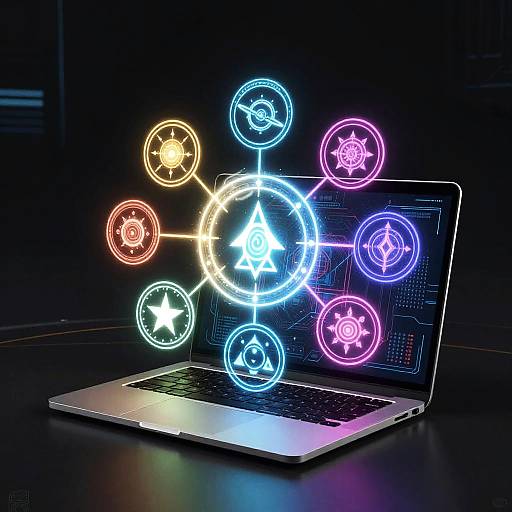 Futuristic Spellcasting with AR Glyphs