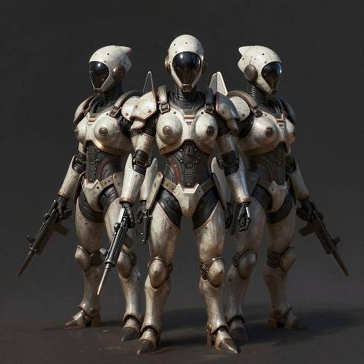 Hyperrealistic Sci-Fi Armor Breasts