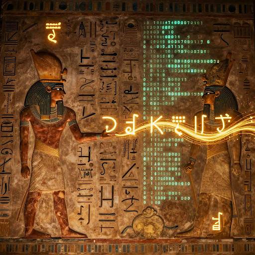 Hieroglyphics Digital Code Generator