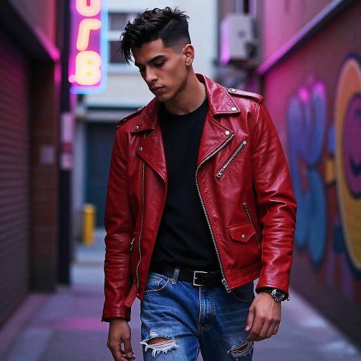 Neon Street Style with Shadow Fade