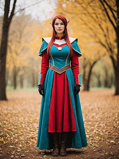 Lifestyle costume photo of Elfilin. Cosplay clothes