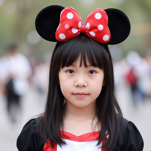 Realistic Kid Minnie Mouse Costume