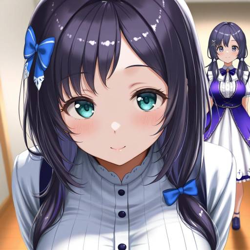 Illustration of Aiba uiha, nijisanji in the style of Tama (tamago)