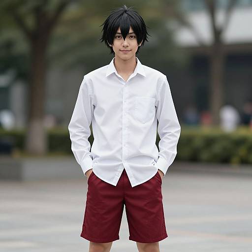 Deku in Casual First Costume