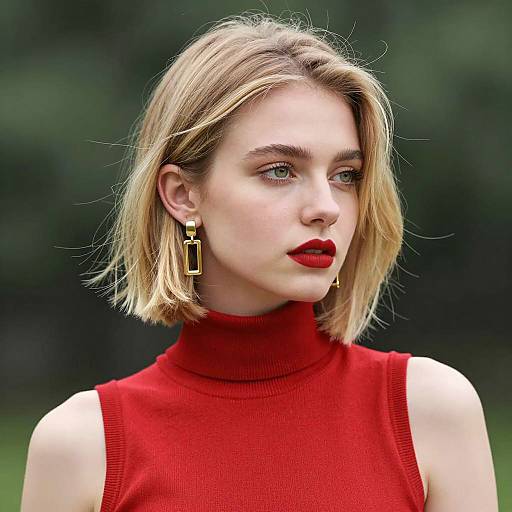 Elegant Portrait of a Young Woman