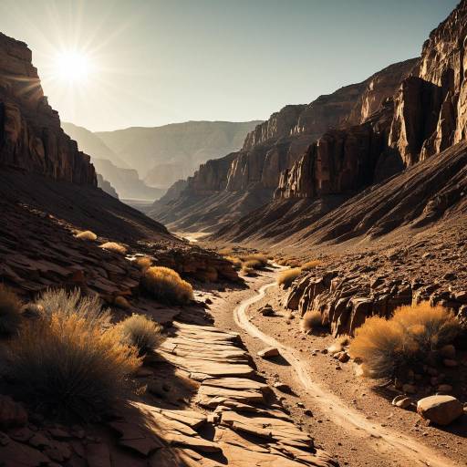 Dynamic Abstract Desert Landscape Art Dynamic Abstract Desert Landscape Art