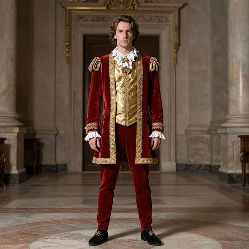 Man in Famous Italian Costume