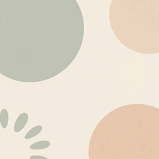 Minimalist Digital Art with Pastel Hues