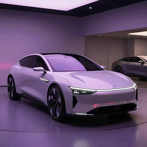Futuristic Electric Car Concept
