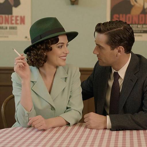 Vintage Photograph of Stylish Couple