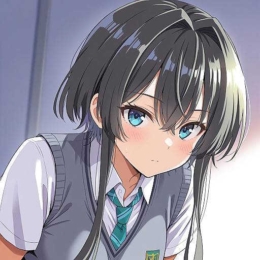 Illustration of Asanagi yori, sasayaku you ni koi wo utau in the style of Shimouki izui