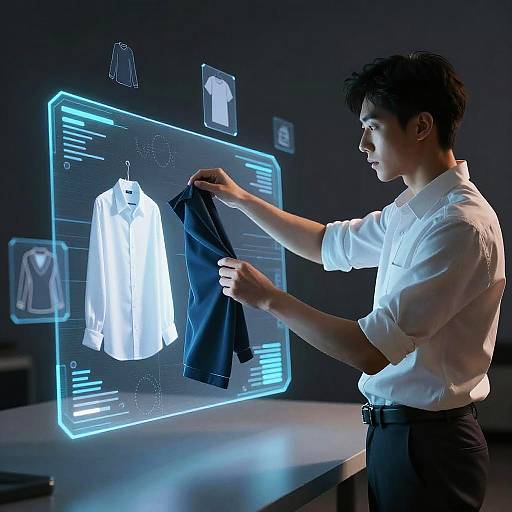 Surreal Digital Remove Clothes Visualization